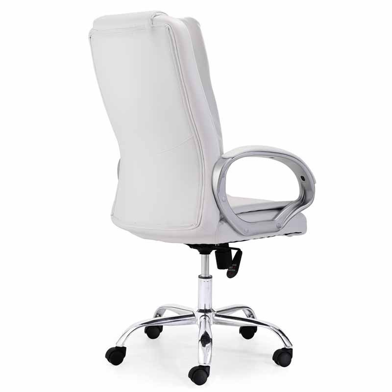 Silla de Oficina con Ruedas Blanca - Miroytengo.es