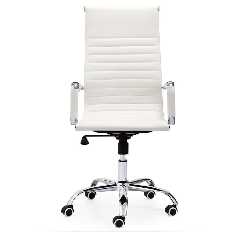 Silla escritorio con ruedas blanca