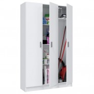 Miroytengo Composición 3 armarios auxiliares Color Blanco Multiusos  despensa Cuarto Colada Productos Limpieza almacenaje : .es: Hogar y  cocina