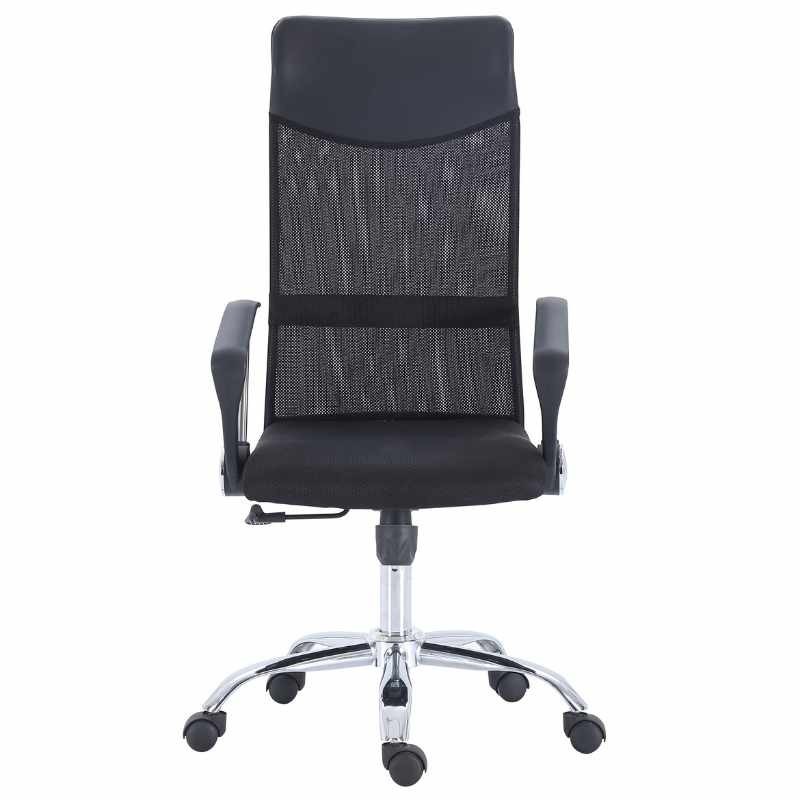 Sillon oficina reposabrazos Meeting negro transpirable