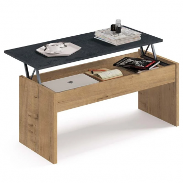 Muebles salón Kamet roble gold_Mesa centro