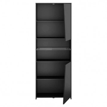 Pack Gaming LED Color Negro Mesa Y Estanterías_5