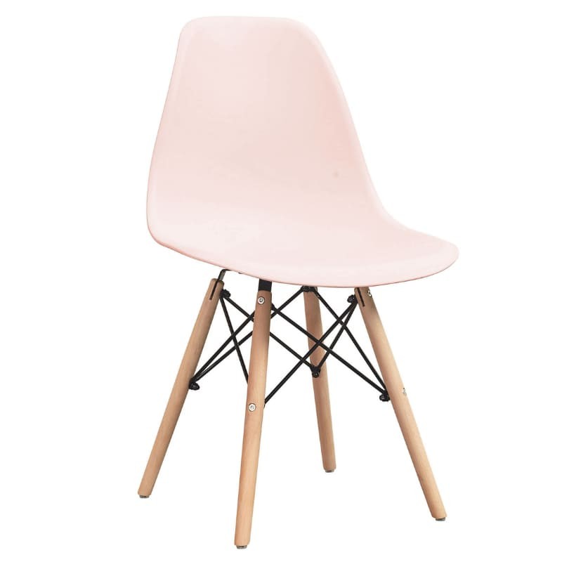 Silla salón comedor rosa Vintage estilo moderno 83x51x47cm Silla salón comedor rosa Vintage estilo moderno 83x51x47cm