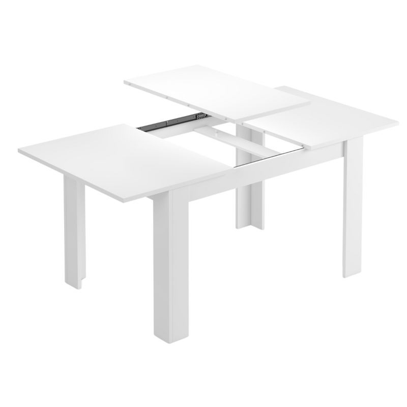 Pack muebles salón moderno mesa extensible blanca_1