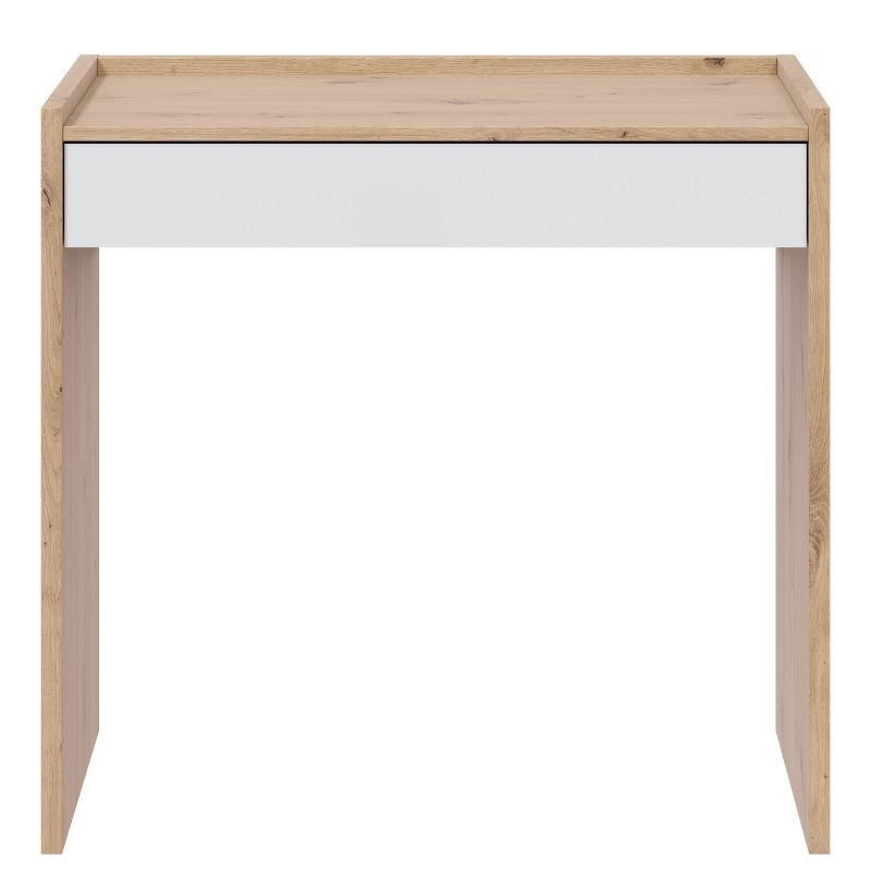 Pack muebles oficina roble y blanco escritorio_1 Pack muebles oficina roble y blanco escritorio_1