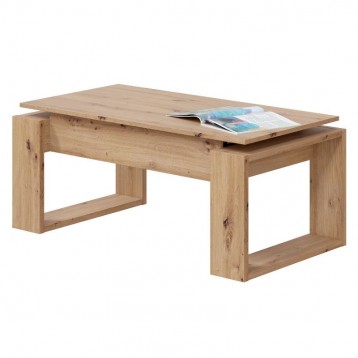 Pack muebles de salón acabado en roble nodi y blanco mate_6