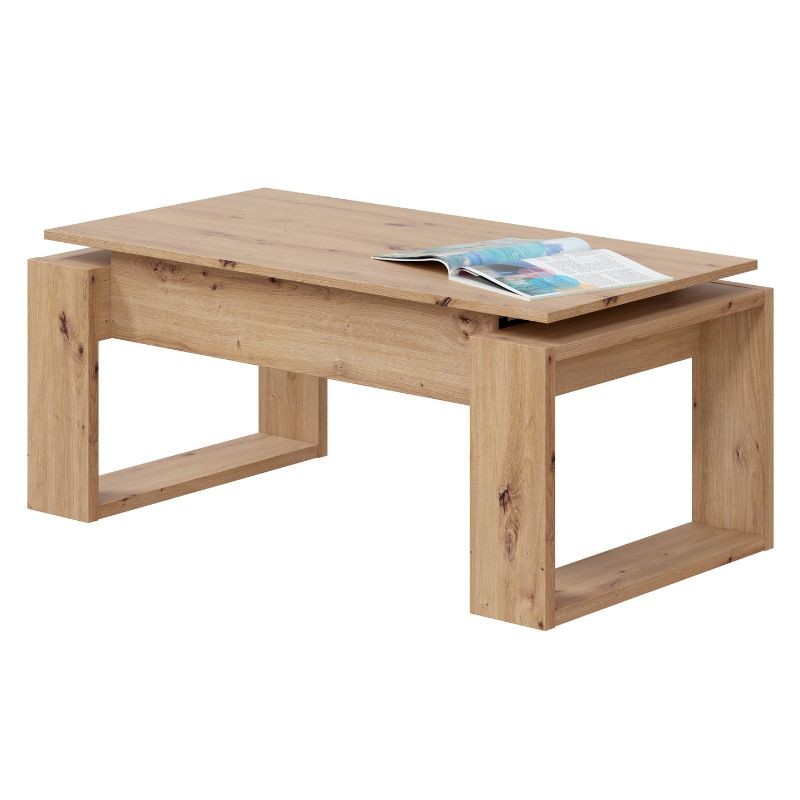 Pack muebles de salón acabado en roble nodi y blanco mate_6