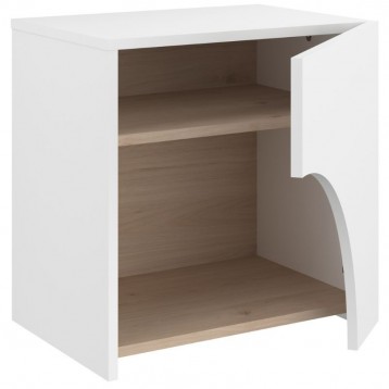 Mesita Noche Arabia Color Blanco  2