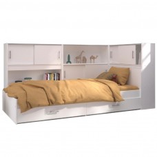 Cama Juvenil Candy Blanco Mate 90x200 cm