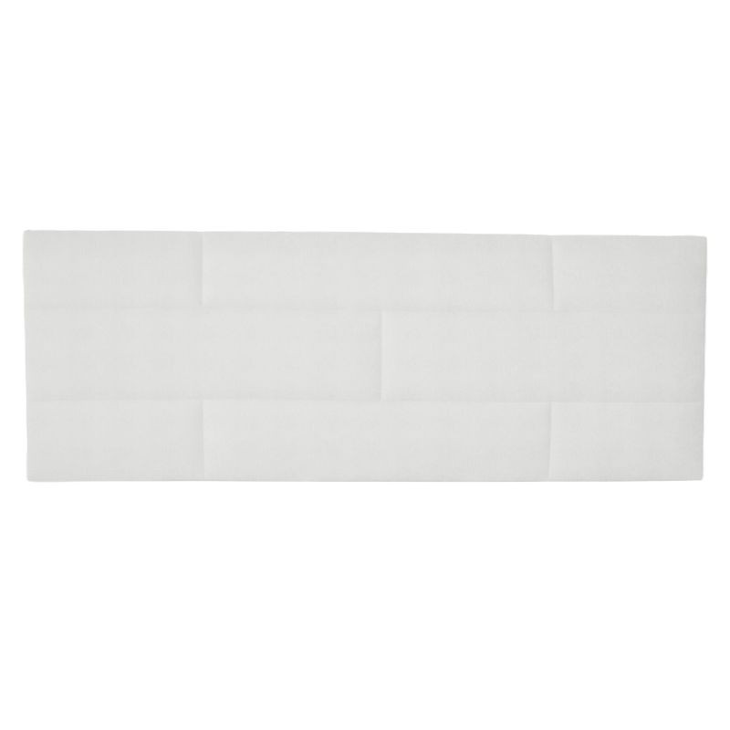 Cabecero de Cama Tapizado Ladrillo Cube Color Blanco 166 cm