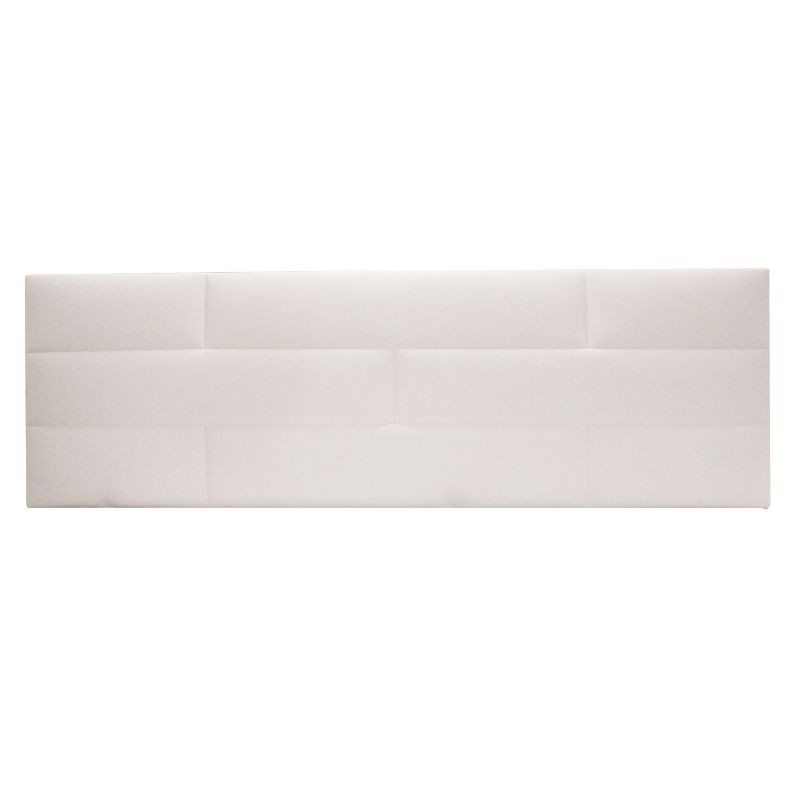 Cabecero Tapizado Ladrillo Cube Color Blanco_1