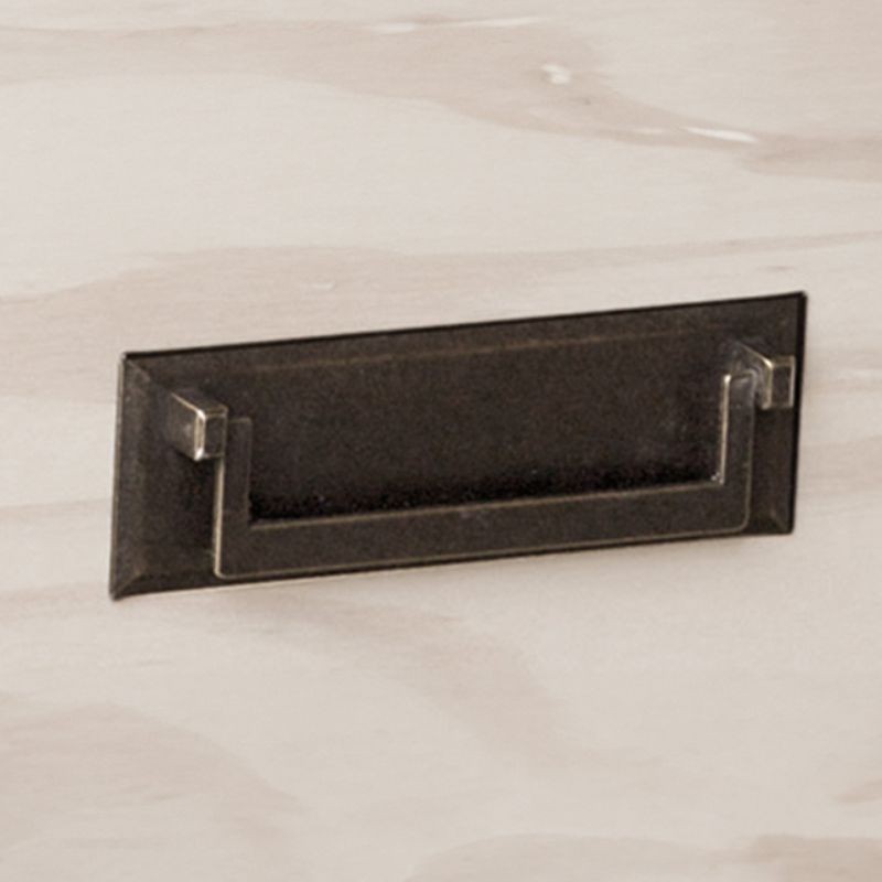 Mesita Annecy Madera Blanco Detalle Mesita Annecy Madera Blanco Detalle