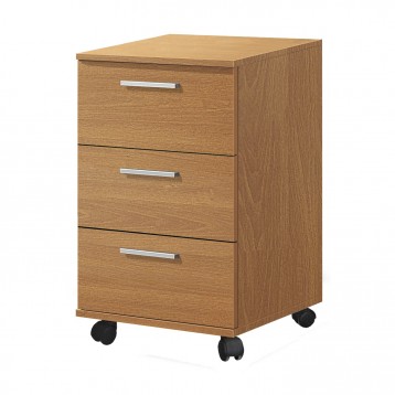 Mesa Escritorio Clásica con cajonera color Cerezo 120 cm_cajonera