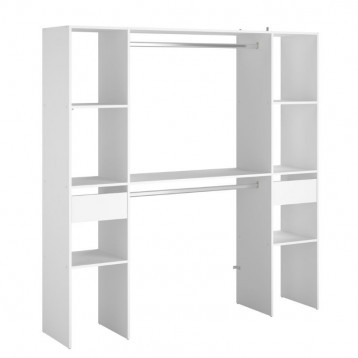 Vestidor Modular Custom Opción C+C_imagen ladeada