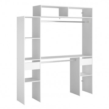 Vestidor Modular Custom Opción C+F_imagen ladeada