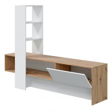 Mueble De Salón TV Liss en Roble Nodi y Blanco artik_ambiente