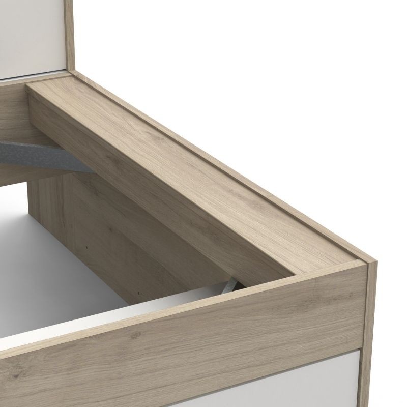 Cama Life Con Almacenaje Dormitorio Juvenil Blanco Y Roble Kronberg_detalle_1 Cama Life Con Almacenaje Dormitorio Juvenil Blanco Y Roble Kronberg_detalle_1