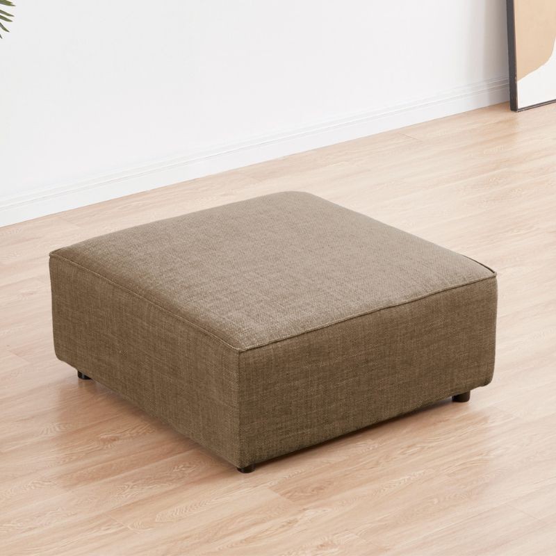 Puff de Sofá Modular Riposo Módulo C Color Beige 90 cm