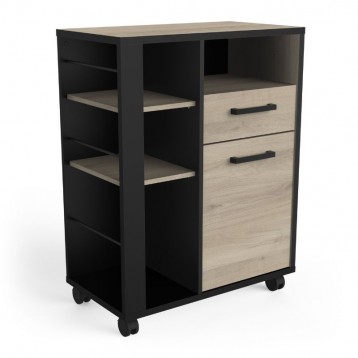 Mueble auxiliar Chili ruedas kronberg y negro_1