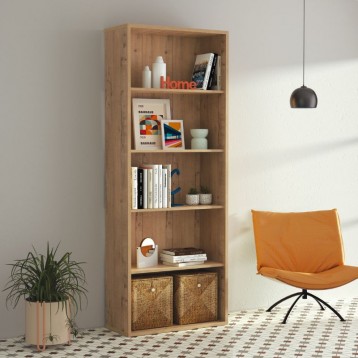 Librería color Roble Gold_ambiente oficina