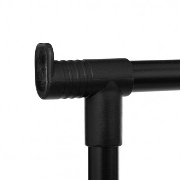 Detalle 1 Mueble Auxiliar Perchero Burro Doble Extensible Con Ruedas Negro