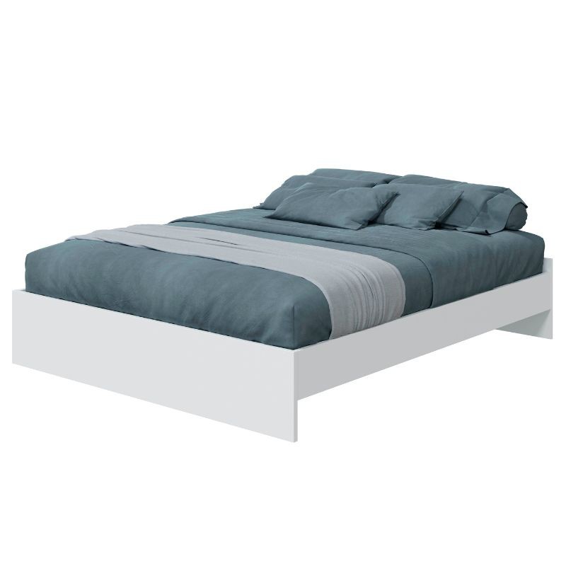 Muebles Dormitorio Matrimonio Ethna Estilo Nórdico Color Blanco y Roble Alaska 160 cm Muebles Dormitorio Matrimonio Ethna Estilo Nórdico Color Blanco y Roble Alaska 160 cm
