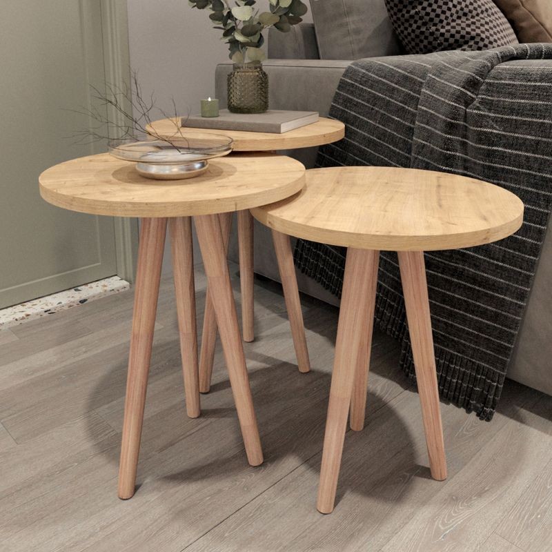 Mesas de Centro 3U Roble y Haya_Ambiente_2 Mesas de Centro 3U Roble y Haya_Ambiente_2