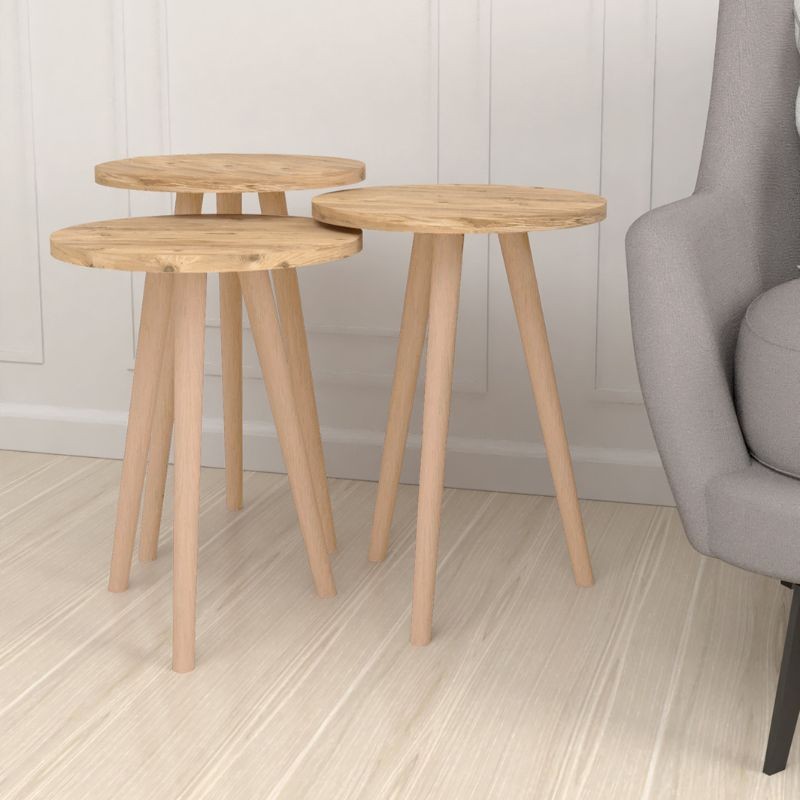 Mesas de Centro 3U Roble y Haya_Ambiente_3 Mesas de Centro 3U Roble y Haya_Ambiente_3