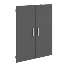 Puertas Abatibles Oficina Venture Color Gris 78x100x2 cm