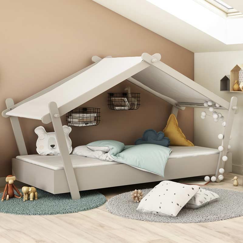 Ambiente Cama Juvenil Infantil Casita 90x200 CM e incluye Somier Ambiente Cama Juvenil Infantil Casita 90x200 CM e incluye Somier