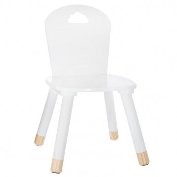 Pack Douceur Infantil Mesa, Sillas y Taburete Color Blanco_3