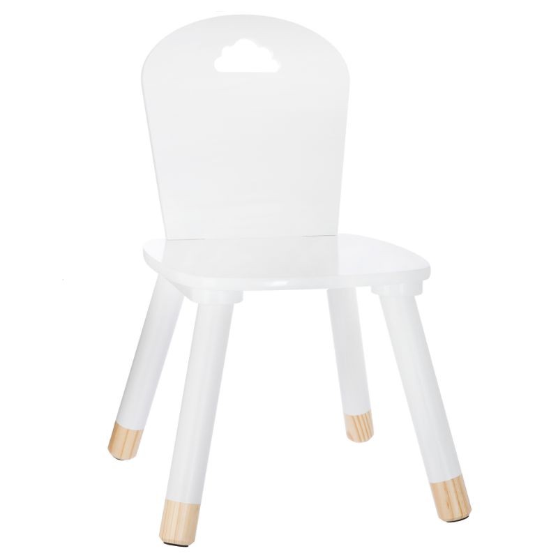 Pack Douceur Infantil Mesa, Sillas y Taburete Color Blanco_3