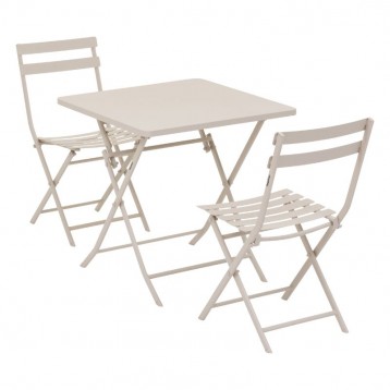 Silla Exterior Plegable Greensboro Color Blanco Arcilla_2