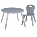 Mesa Infantil Set Mesa + Silla Douceur Color Gris