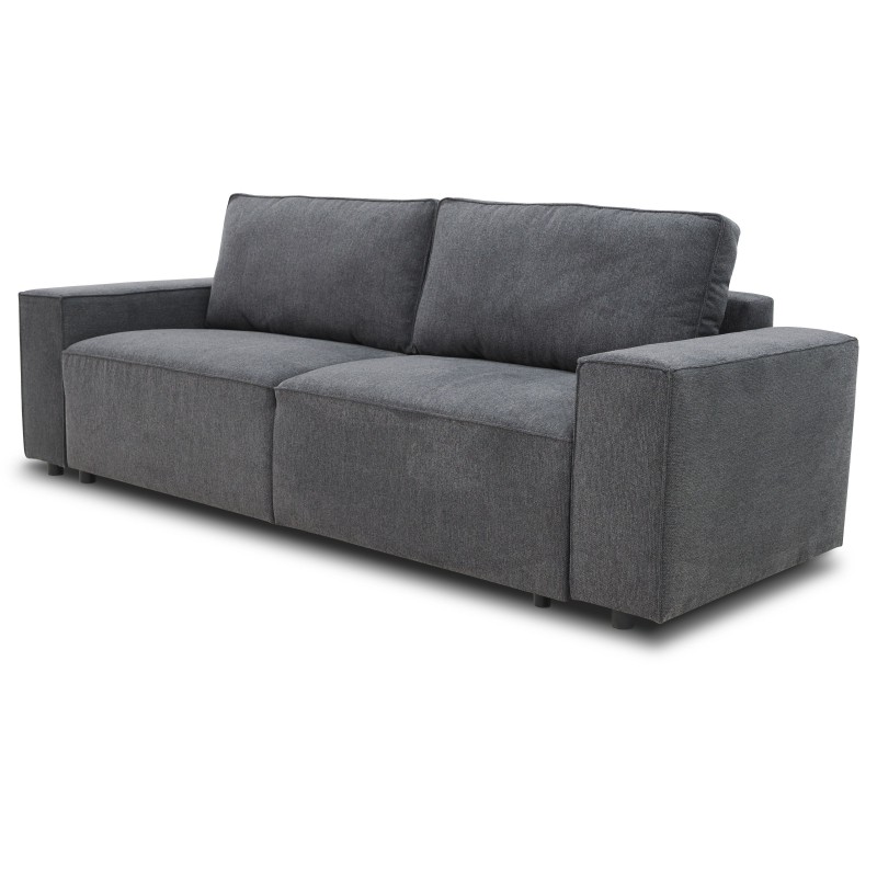 Sofá Cama Dutch 3 plazas con Arcón Color Gris Antracita 239 cm