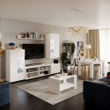 Pack Muebles Salón Completo Cascade Blanco Mate