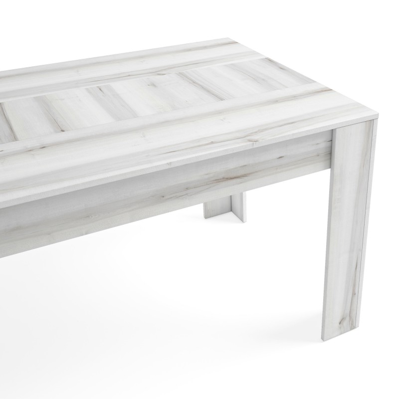 Conjunto de Muebles de Salón Comedor Tokio en Blanco Albo y Roble Rayado Conjunto de Muebles de Salón Comedor Tokio en Blanco Albo y Roble Rayado