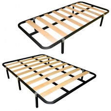 Somier de Láminas 30x30 mm Conjunto 150x190 y 90x190 (Con Patas)