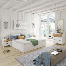 Muebles Dormitorio Matrimonio Nórdico Color Roble Natur y Blanco Mate Muebles Dormitorio Matrimonio Nórdico Color Roble Natur y Blanco Mate