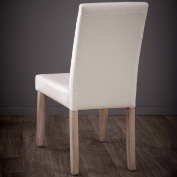 Pack 4 sillas blancas salon Guevara