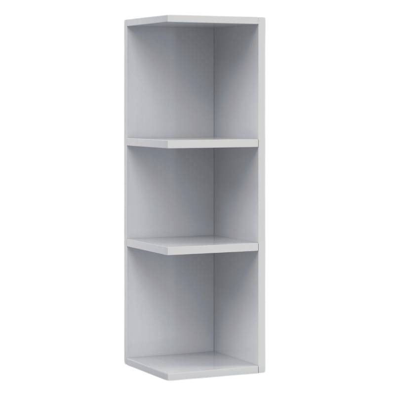 Mueble Auxiliar de Baño Pack 2 Armarios + 2 Estanterías Blanco 120x65 cm