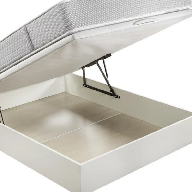 Pack Canapé Gred + Colchón Viscoelástico 26 cm Color Blanco Mate Pack Canapé Gred + Colchón Viscoelástico 26 cm Color Blanco Mate