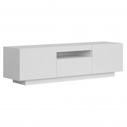 Mueble Tv Sami en Color Blanco Mate 150 cm