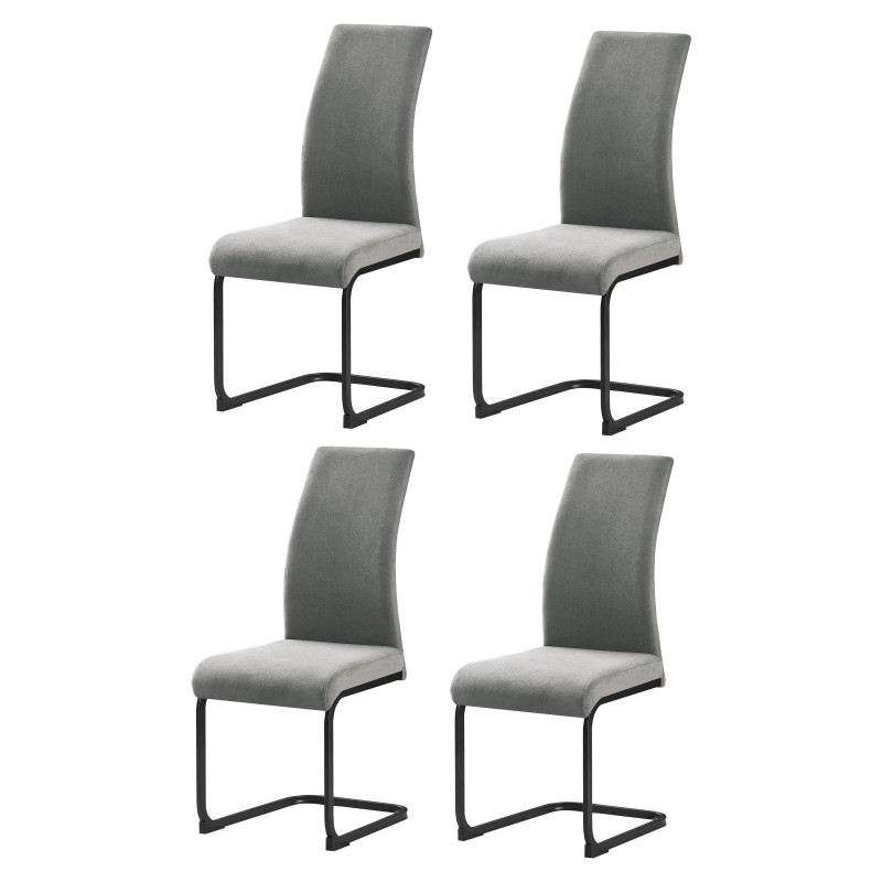 Silla Salón Comedor Tacoma Color Gris 4