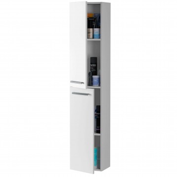 Columna De Baño Suspendida Aruba Color Blanco Lacado 30x150 cm