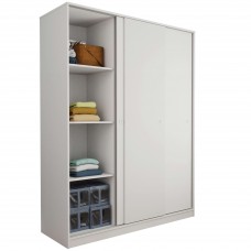 Armario Dormitorio Correderas 3 Puertas 150 cm Blanco