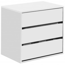 Cajonera de Armario Mueble Auxiliar Pequeño Blanco 60x57x44 cm Cajonera de Armario Mueble Auxiliar Pequeño Blanco 60x57x44 cm