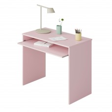 Mesa escritorio juvenil color rosa 90 cm