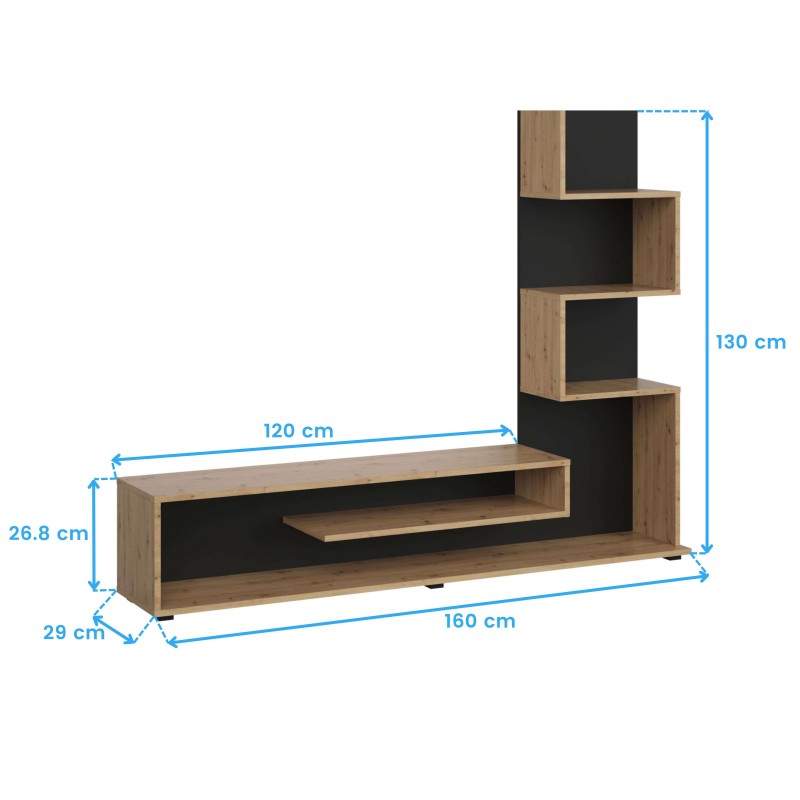 mueble snake cotas 6 mueble snake cotas 6