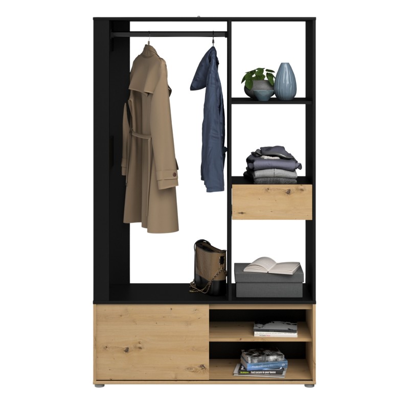 mueble_perchero_recibidor_void_robleartisan_negro_vestido